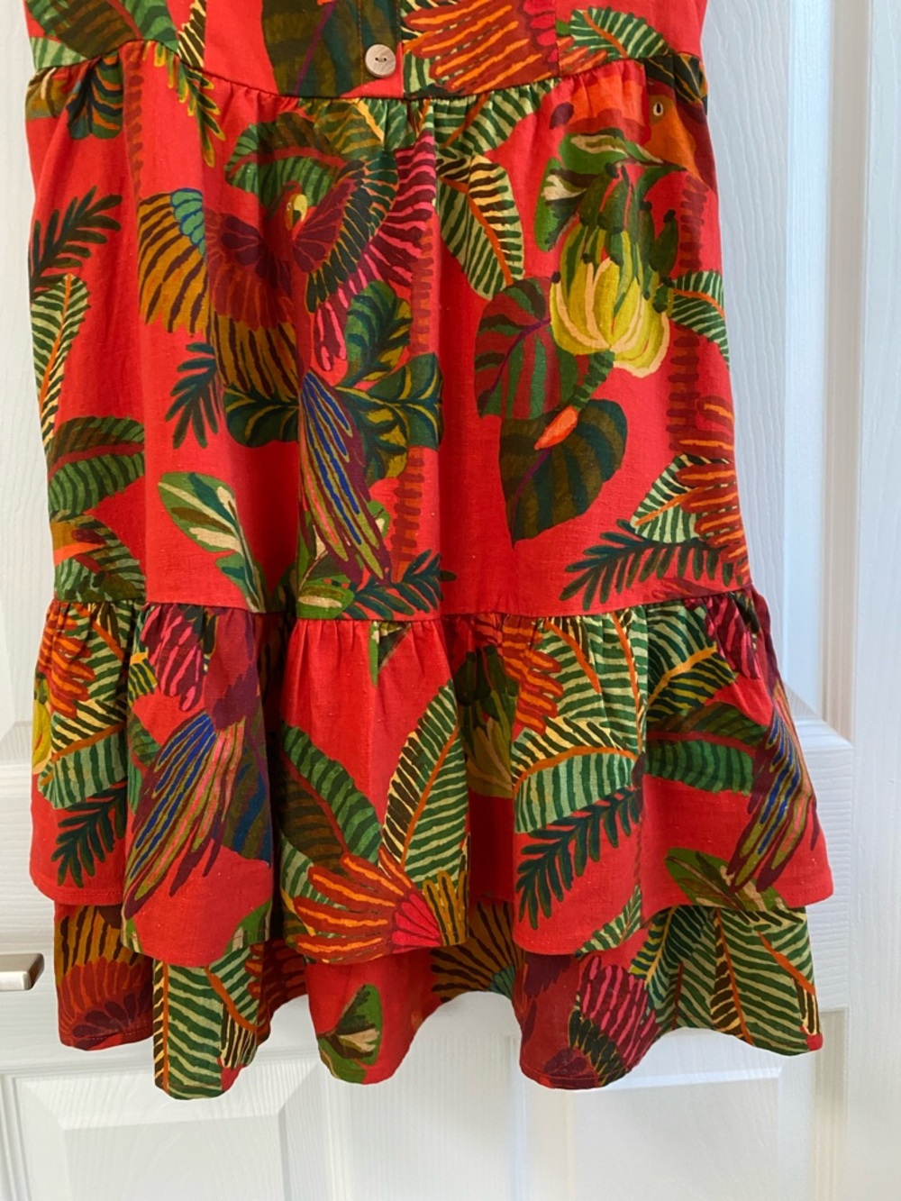 FARM Rio Red Forest Birds Dress - Picture 4 of 12